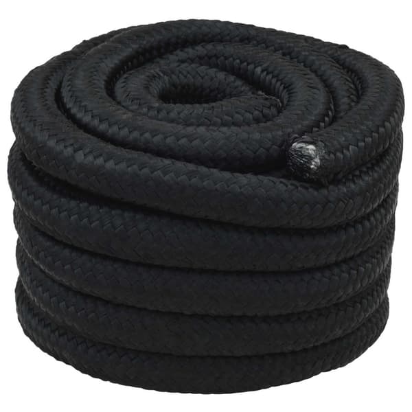Båtsnöre 10 m 6 Svart PP