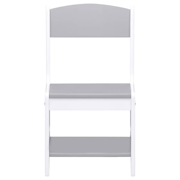 Barnbord med 2 stolar vit MDF