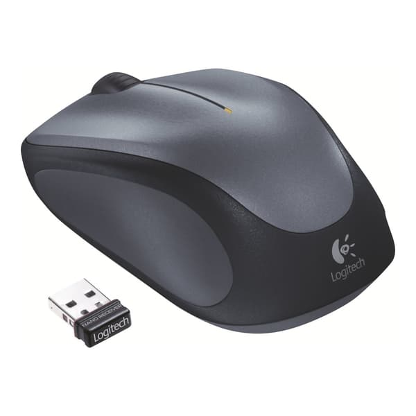 Logitech M235 - mus - 2.4 GHz - grå