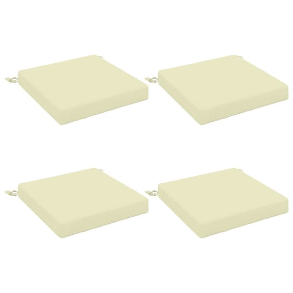 4-delade Sittdynor SOEST 4 st 100% Polyester Gräddvit