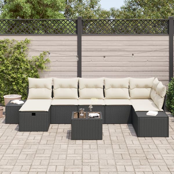Soffset med kudde 8 pcs konstrotting