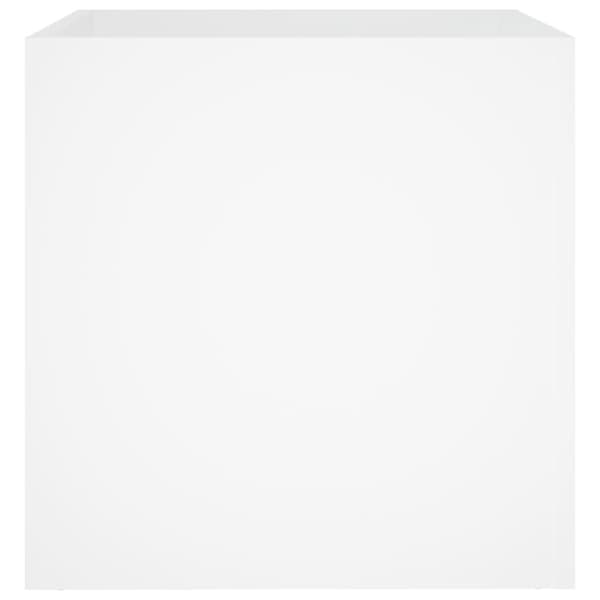 Odlingslåda vit 40x40x40 cm konstruerat trä