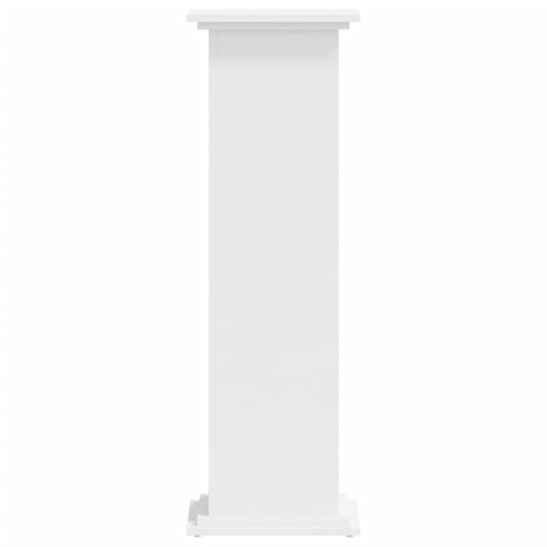 Växtställ vit 33x33x100 cm konstruerat trä