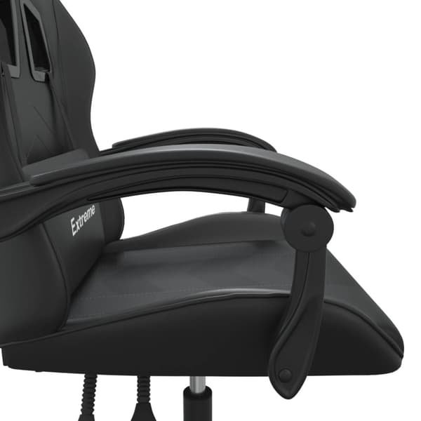 Gamingstol svart konstläder