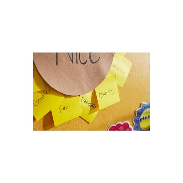 Notes POST-IT 100% recy 38x51mm gul 6/fp