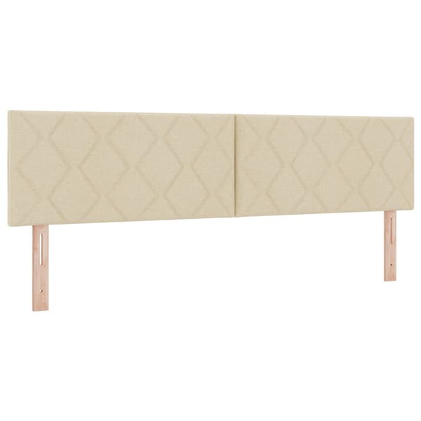 Huvudgavel Kräm 180 cm tyg