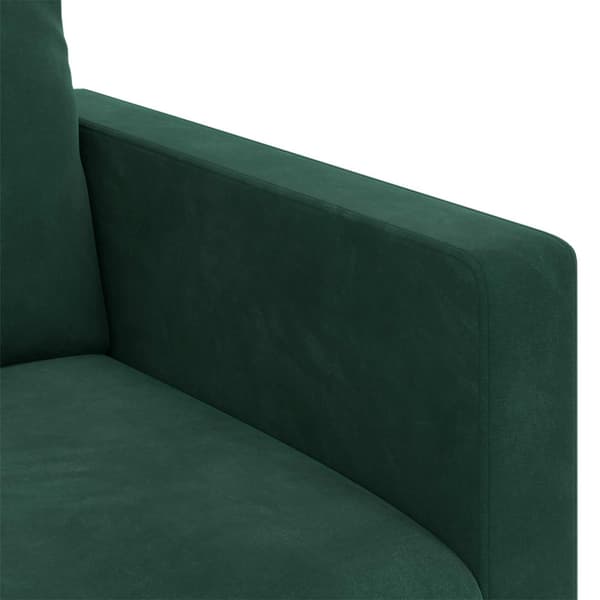 Soffset 2 pcs Mörkgrön 138 x 78 x 80 cm Sammet