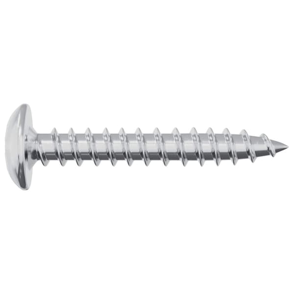 Träskruvar 2 pcs Silver M4 x 25 mm Stål