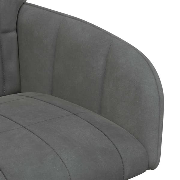 Matstolar 2 pcs Sammet Mörkgrå 57 x 50 x 85 cm