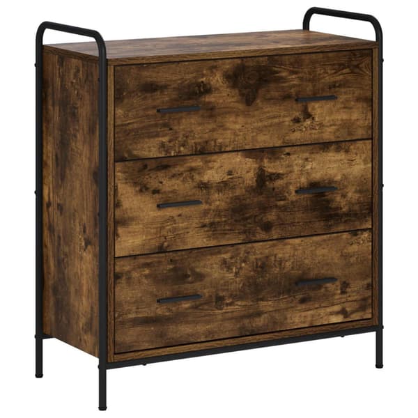 Sideboard Rökt ek 97 x 33 x 81 cm Konstruerat trä