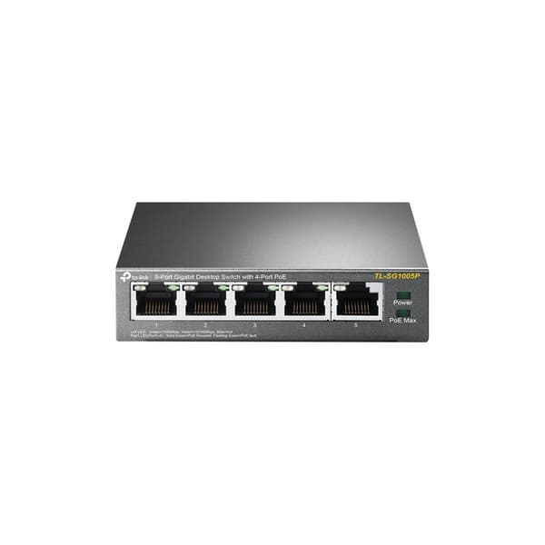 TP-Link TL-SG1005P - switch - 5 portar - ohanterad