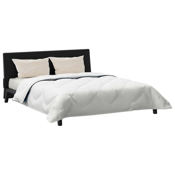 Duntäcke med kudde 3 pcs Vit Mikrofiber