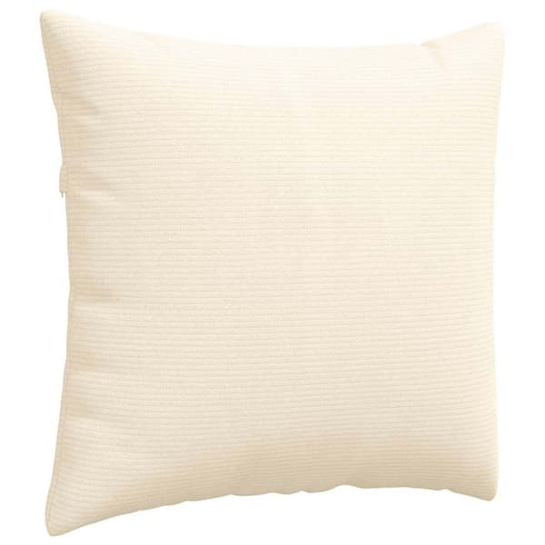 Sofakuddar 2 pcs Kräm 45 x 45 cm Kordread tyg