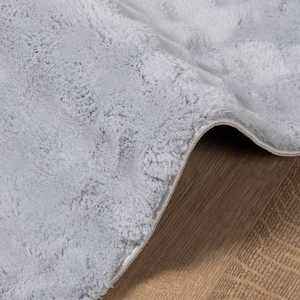 Områdesmattor Rektangulär SIROLO Grå 150 x 80 cm Polyester