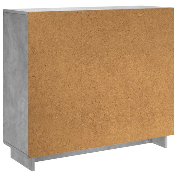 Sideboard Betonggrå 85.5 x 31 x 75 cm Konstruerat trä
