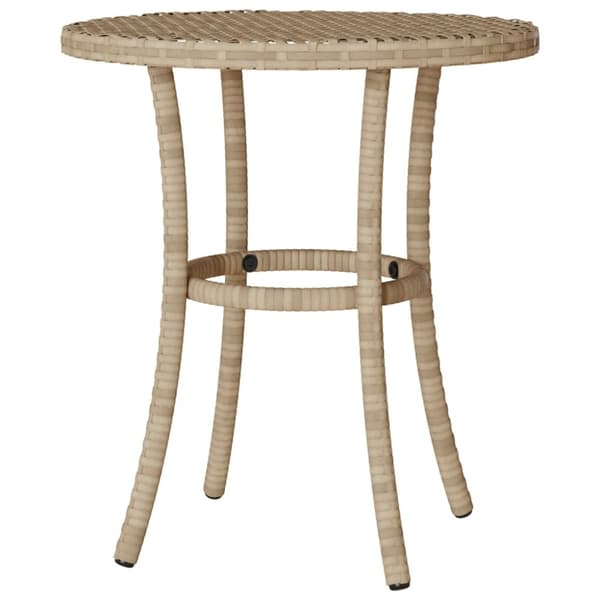 Bistrogrupp med dynor 3 delar mixbeige konstrotting
