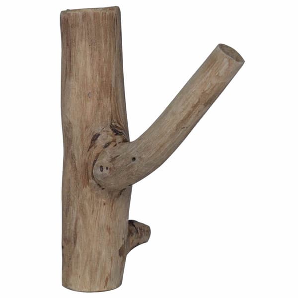 Krok Brun 4 x 4 x 14 cm Solid återvunnen trä
