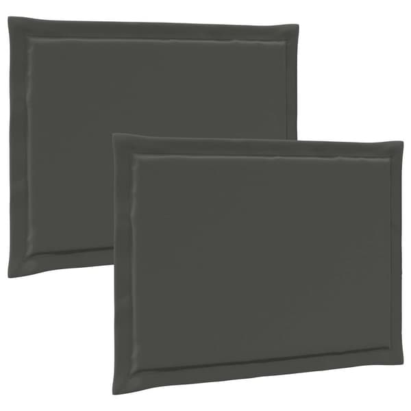Sittkuddar 2 pcs Antracit 47 x 36 x 2 cm Polyester