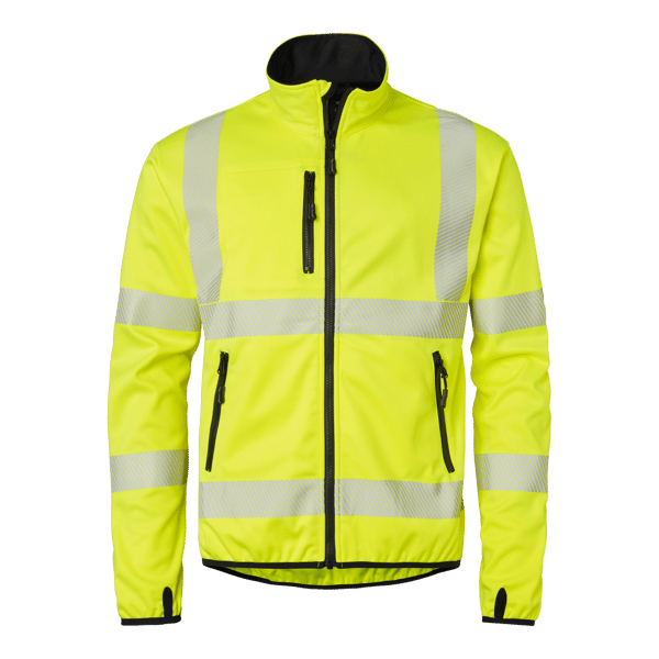 7721 Softshell Hi-Vis Fluorescent yellow/black Unisex