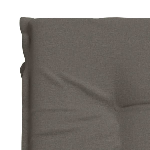 Solstol Kudde GEMERT 100% Polyester Grå 190 x 70 x 9 cm