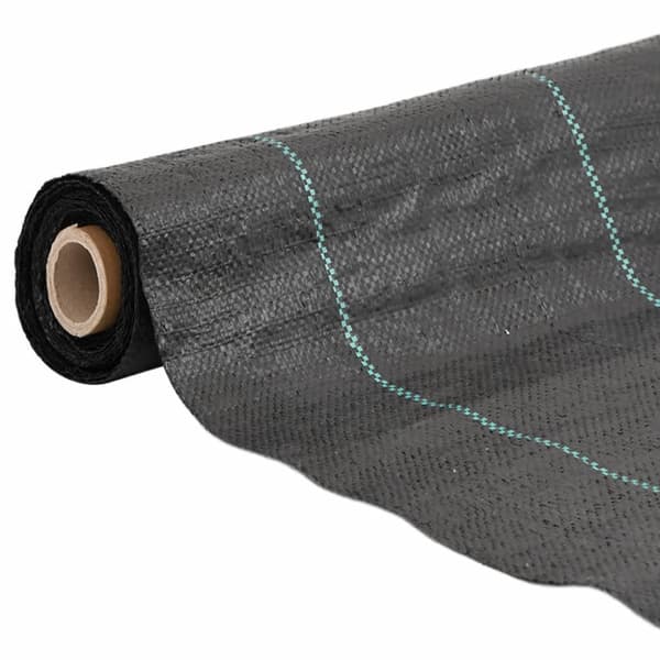 Ogräsmatta svart 1x25 m PP