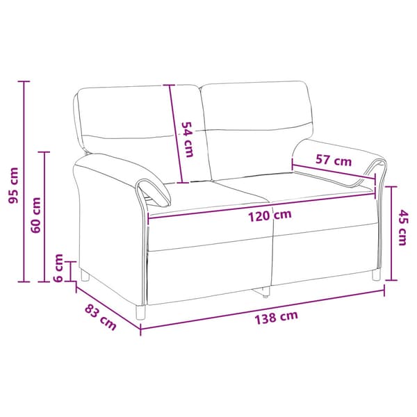 Soffa 100% polyester metallram MDF, Plywood