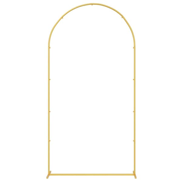 Bröllopsbåge Guld 100 x 39 x 200 cm Stål