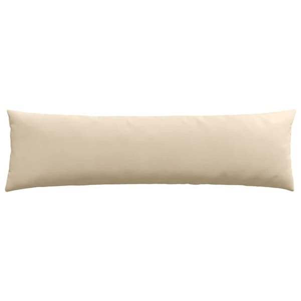 Sofakuddar 2 pcs Kräm 145 x 40 cm tyg