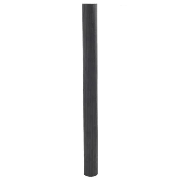 Rumsavdelare grå bredd 600 cm höjd 165 cm bambu