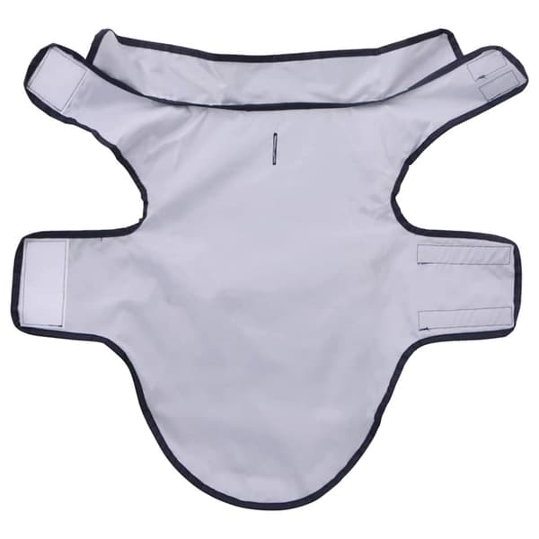Regnrock för hundar med reflexer polyester marinblå XXS
