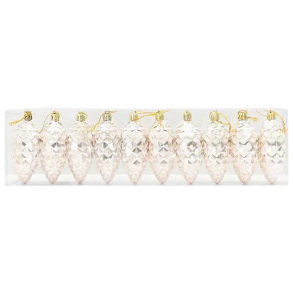 Julgran Kottboll 40 pcs champagne Plast