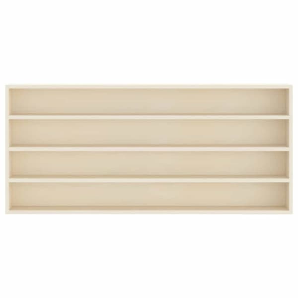Väggdisplay Väggmonterat Beige 80 x 8,5 x 36 cm Konstruerat trä