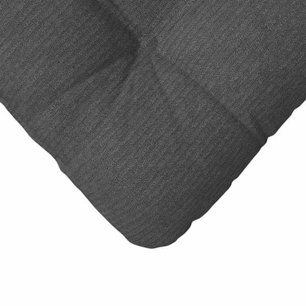 Sittkuddar 4 pcs Mörkgrå 45 x 45 cm Kordread tyg