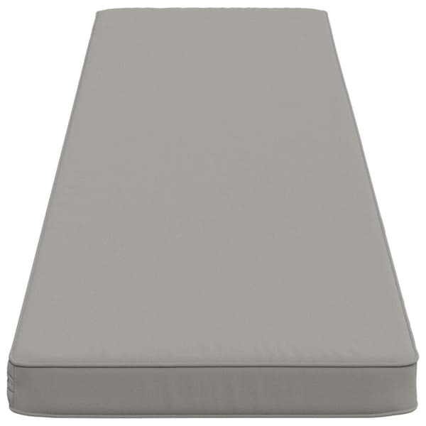 1-delad Bänk Kudde VUGHT 100% Polyester Grå 200 x 40 x 5 cm