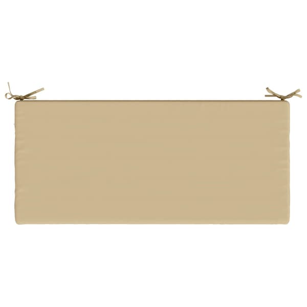 Bänk kudde SOEST 100% Polyester Beige 110 x 50 x 5 cm