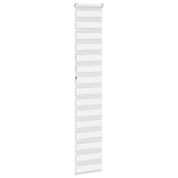 Rullgardin zebra vit 45x230 cm tyg bredd 40,9 cm polyester