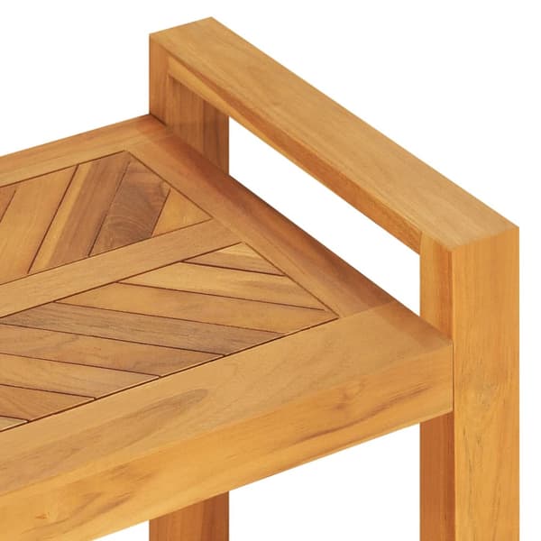 Bänk 120 cm massiv teak
