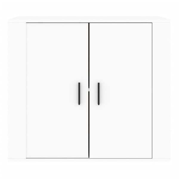 Skänk vit 80x33x70 cm konstruerat trä