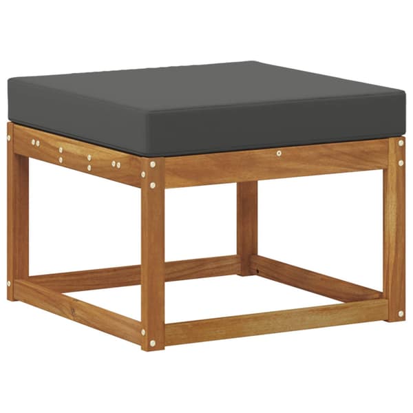 Utomhussoffset 5 pcs Naturlig och Antracit Polyester