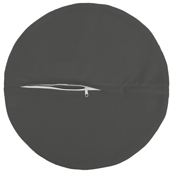 Kuddöverdrag 2 st HEERLEN Antracit Ø 50 cm Polyester
