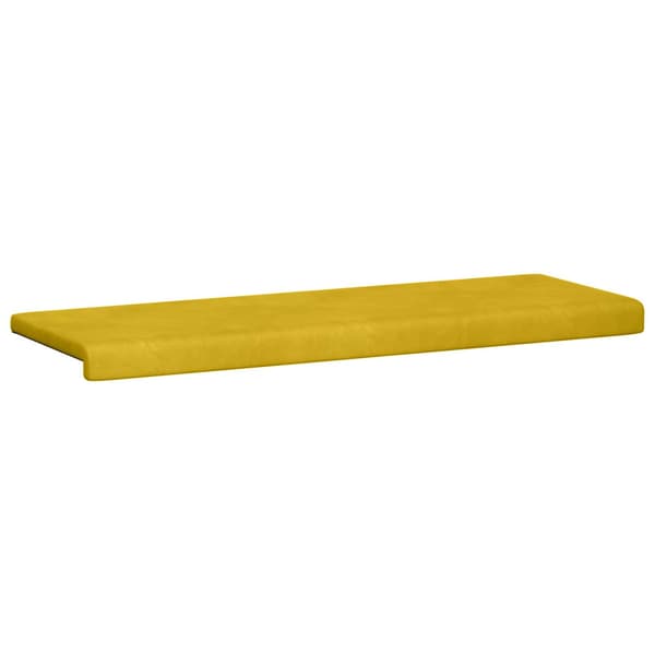 Bänk kudde Sammet (V) Gul Djup 35 cm