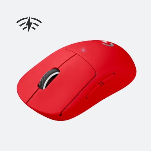 Logitech G Pro X Superlight datormöss högerhand RF Trådlös Optisk 25600 DPI