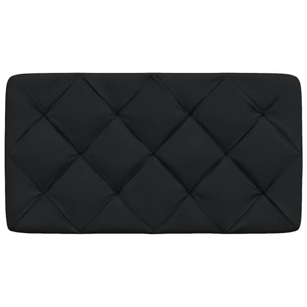 Headboard Cushion Black 90 cm Fabric