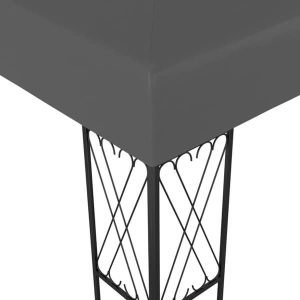 Paviljong 3x4 m antracit tyg