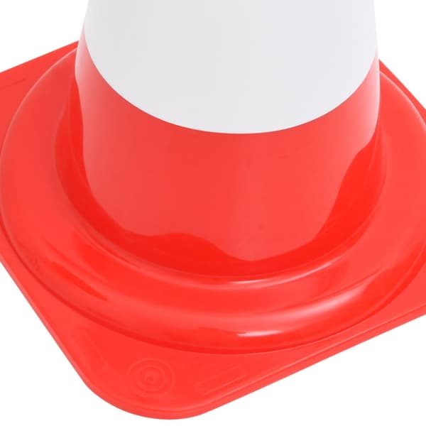 Trafikkoner 20 st röd och vit 50 cm