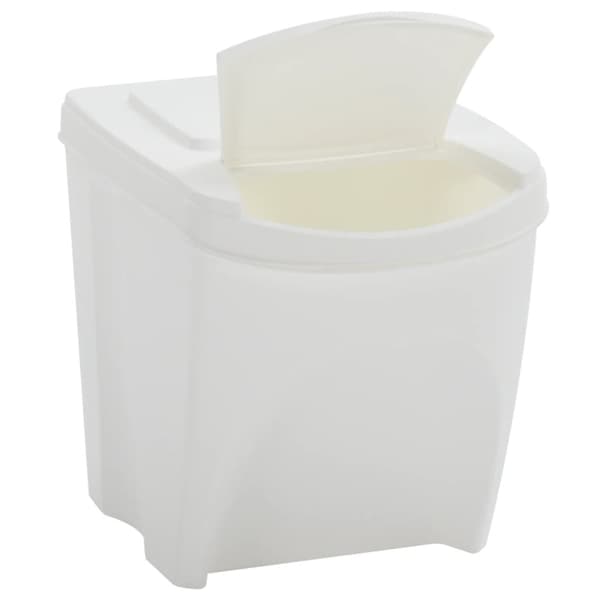 Stapelbara soptunnor 4 st vit 100 L polypropen
