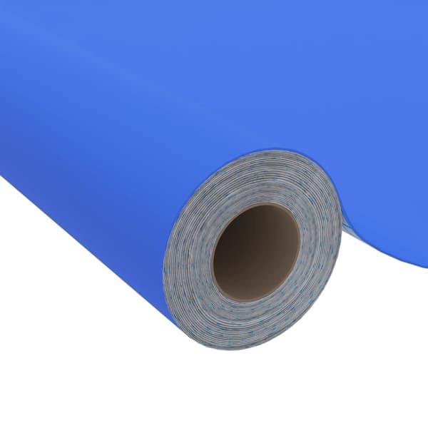 Dekorplast blå högglans 500x90 cm PVC