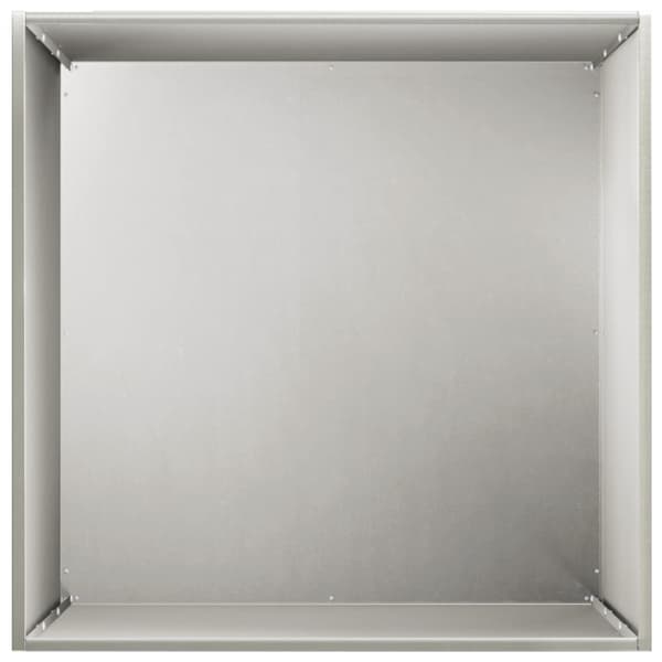 Trädgårdsplanterare Silver 50 x 50 x 75 cm Rostfritt stål