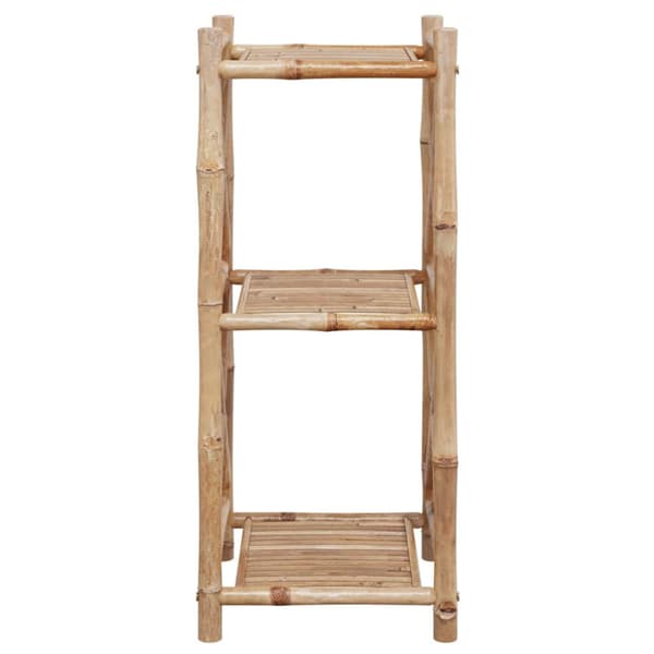 Hylla med 3 nivåer bambu