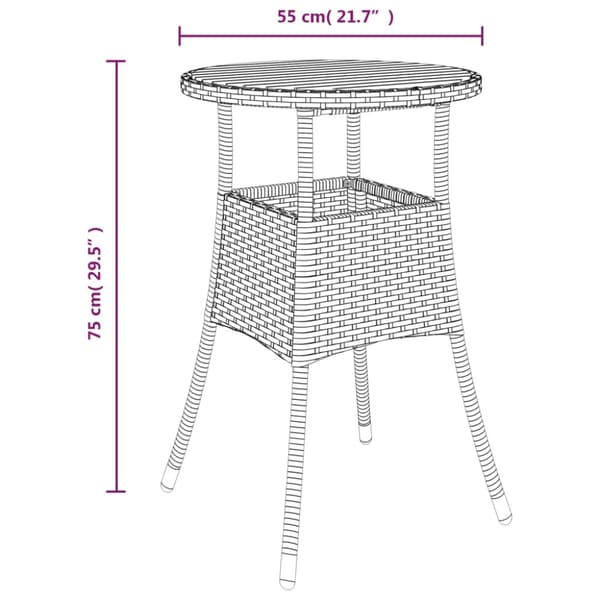 Caféset med dynor 5 delar konstrotting grå